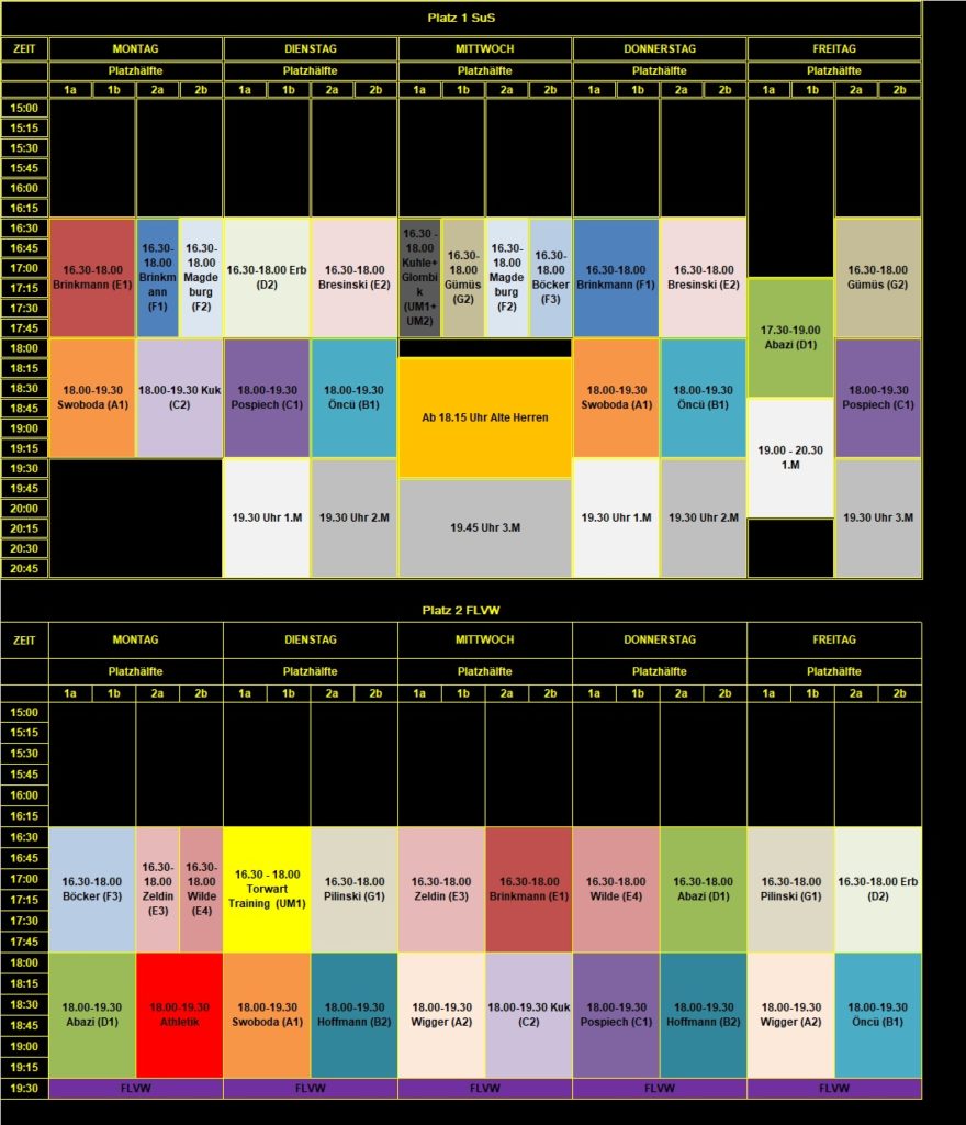 Trainingsplan 2025.26